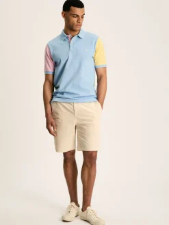 Woody Blue Colourblock Polo Shirt