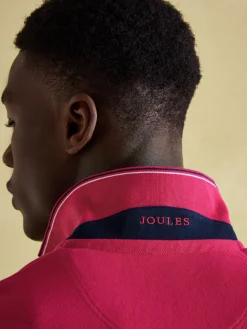 Woody Bright Pink Regular Fit Cotton Pique Polo Shirt