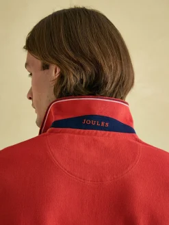 Woody Orange Regular Fit Cotton Pique Polo Shirt