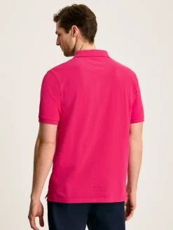 Woody Pink Regular Fit Cotton Pique Polo Shirt