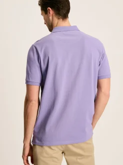 Woody Purple Regular Fit Cotton Pique Polo Shirt
