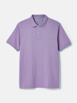 Woody Purple Regular Fit Cotton Pique Polo Shirt